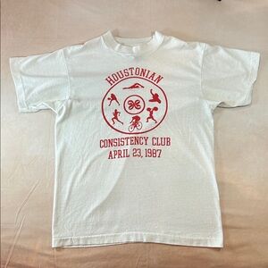 1987 Vintage Houstonian shirt